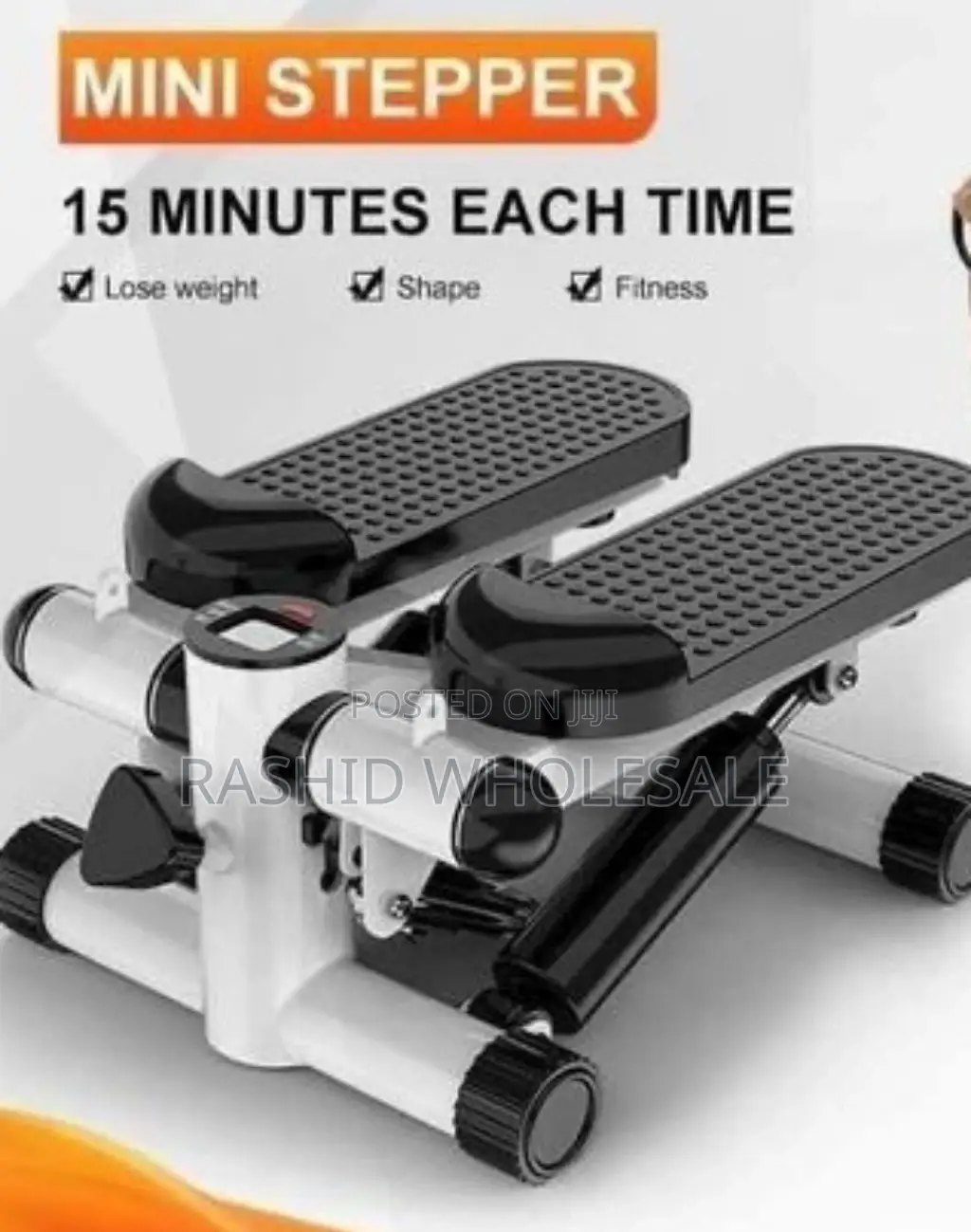 *_Mini Stepper With Resistance Bands*_
