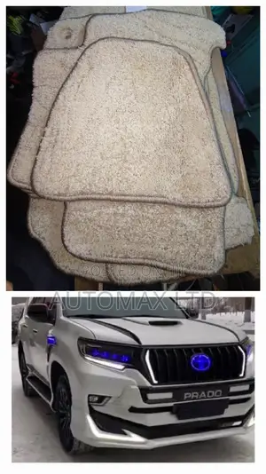 Beige, Original Mats. For Toyota Land Cruiser Prado Tjr150