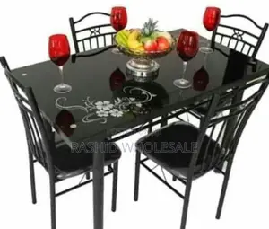 Glass Dining Table 4 Seater Dt-132,