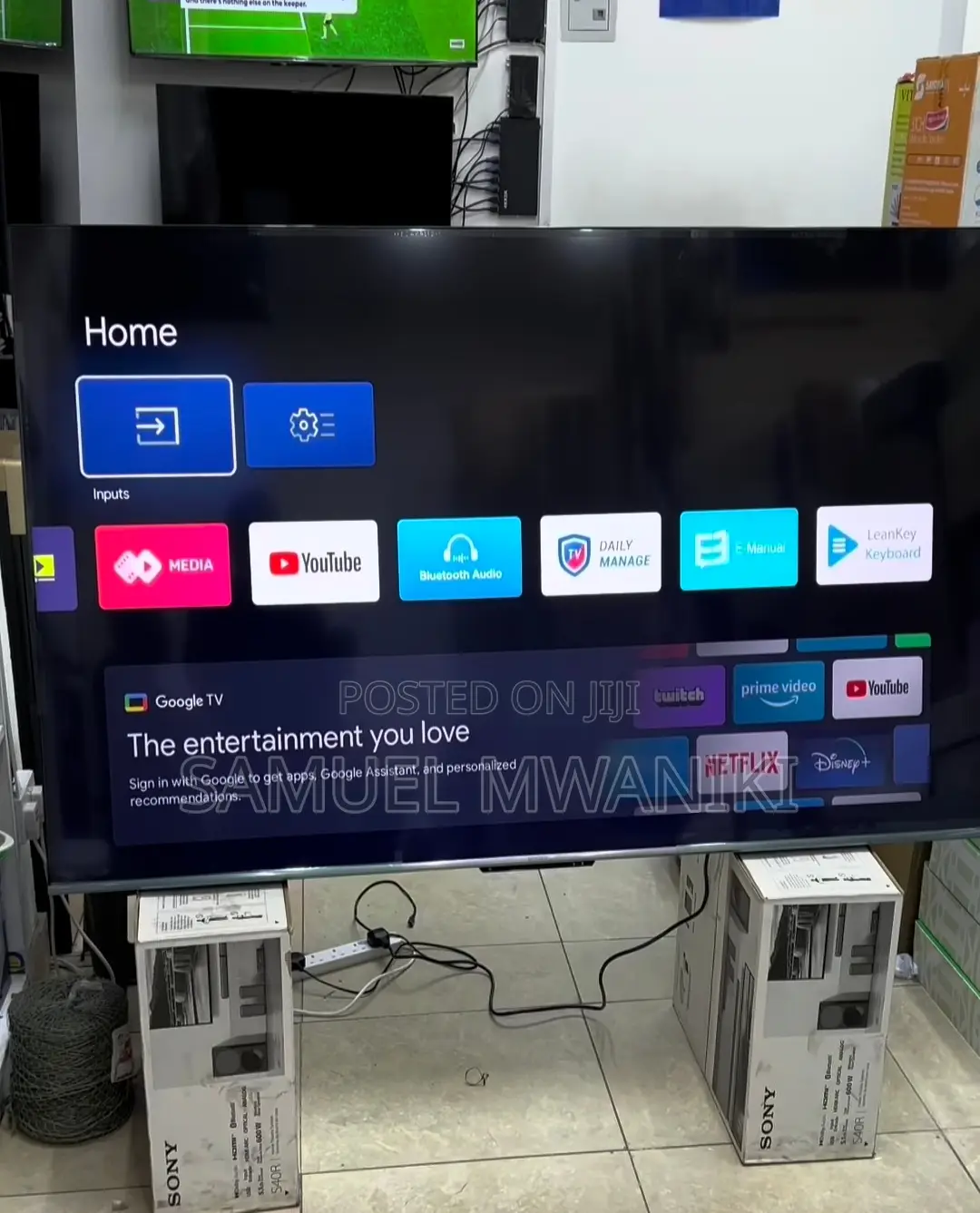 Skyworth 75′′ Uhd Qled Smart Google Tv + Netflix Youtube