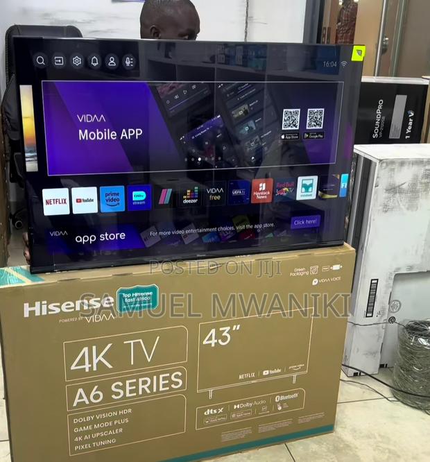 Hisense 43" Smart Uhd Frameless Tv Voice Command 2024 Model - thumbnail 6