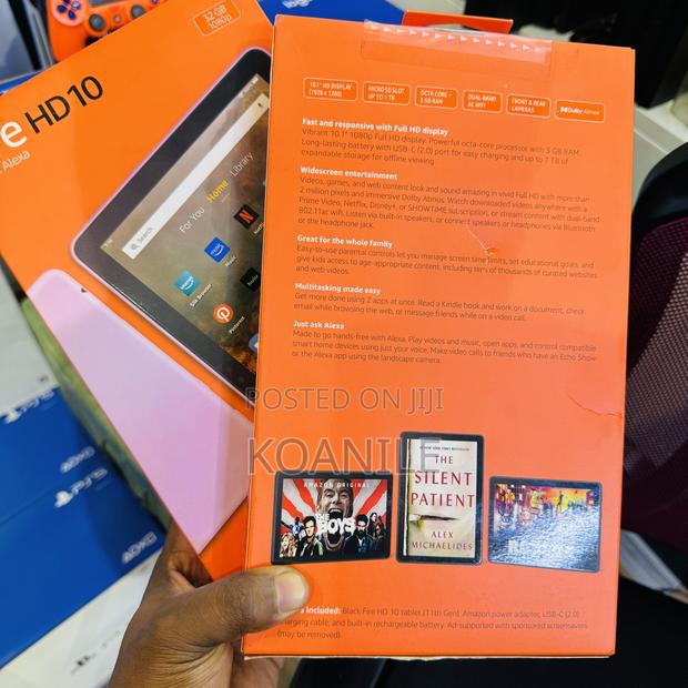 New Amazon Fire HD 10 (2021) 32 GB Pink - thumbnail 2