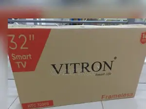 Vitron 32 Inches Smart Android Flameless Tv Television