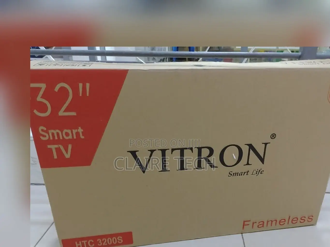 Vitron Frameless TV 32 Inches Smart Android Flameless TV