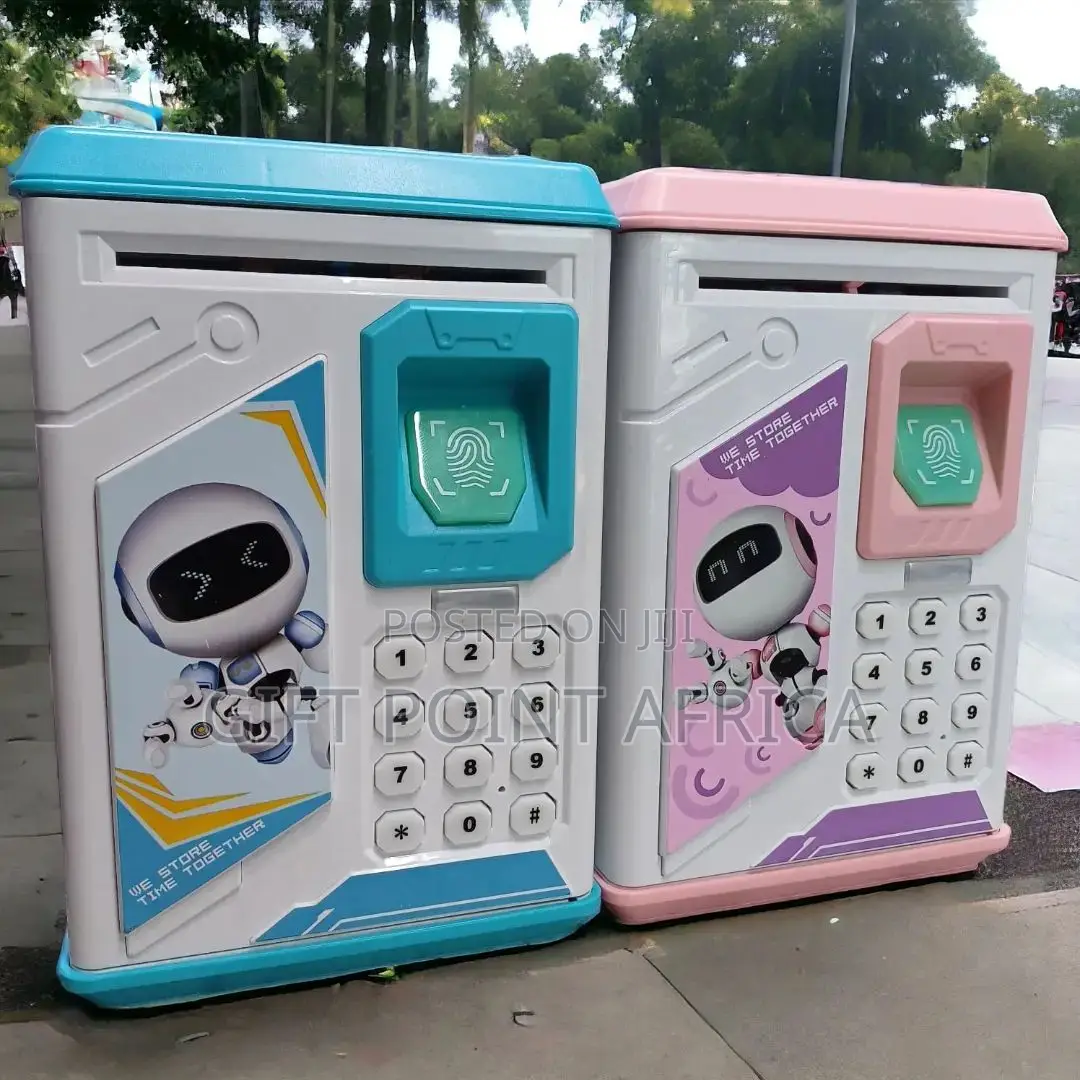 Electric Piggy Bank With Finger Sensor for Kids