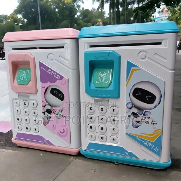 Electric Piggy Banks With Figure Print for Kids