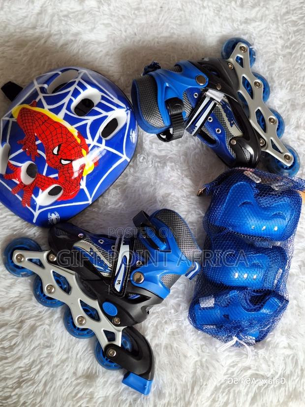 Full Set Adjustable Roller Skates for Kids - main view