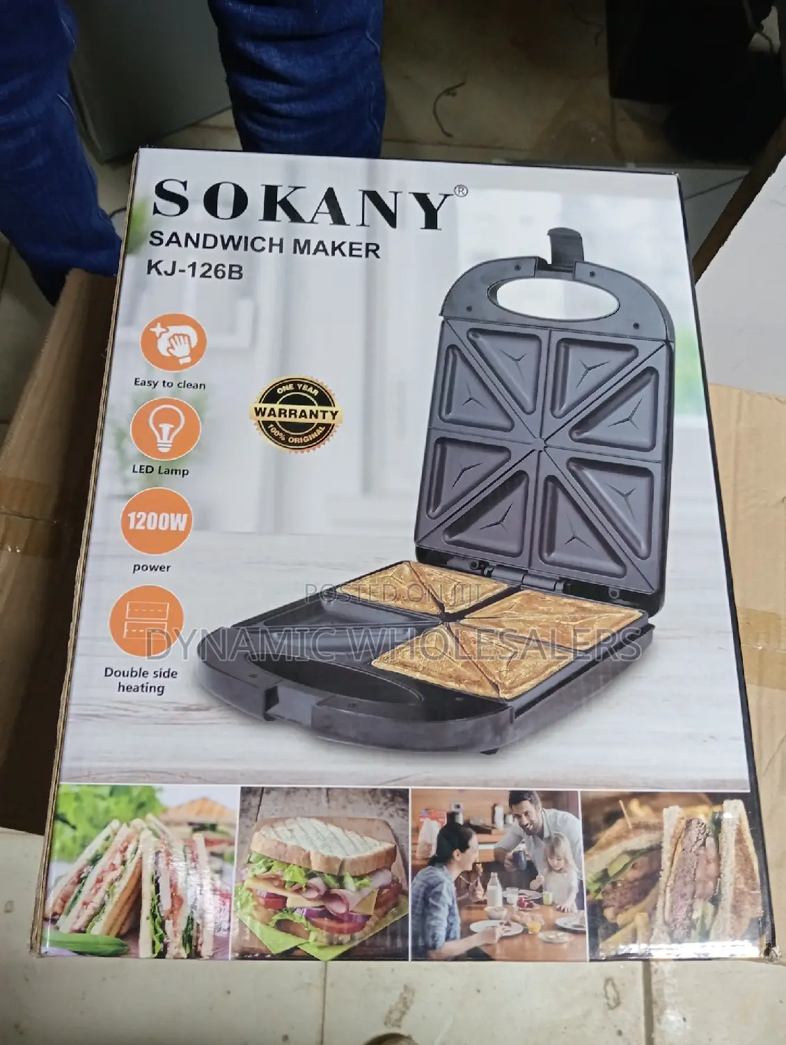 Big 4slice Bread Sandwich Maker, Toaster, Dessert Maker in Nairobi