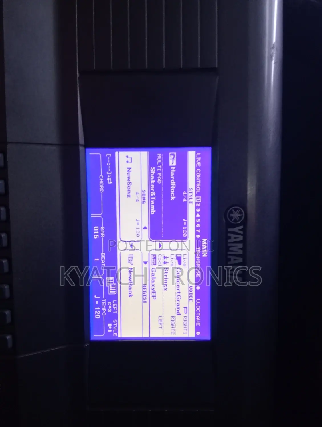 Psr S670 Screen
