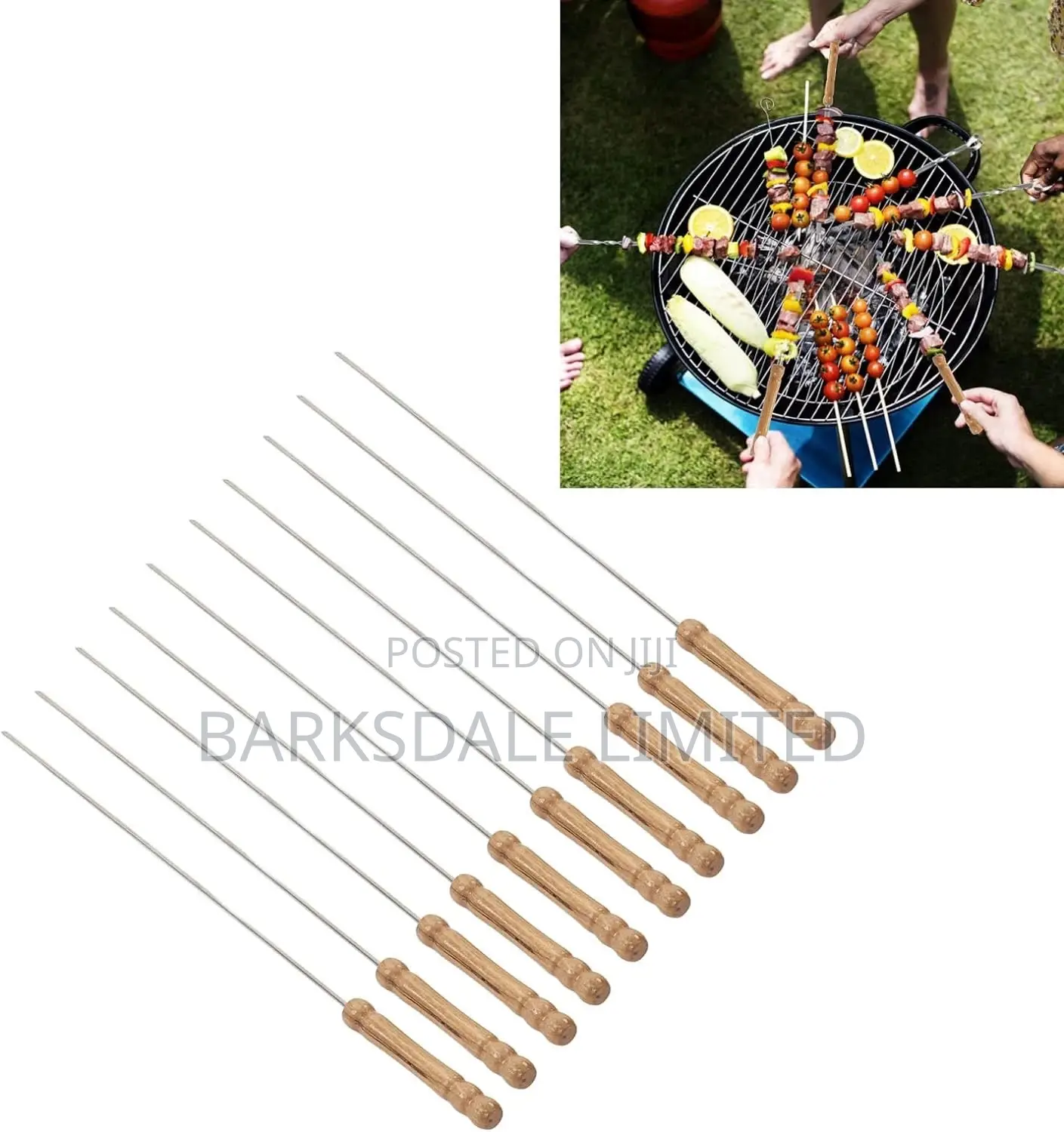 BBQ Grilling Skewers Kebab Metal Stainless Steel