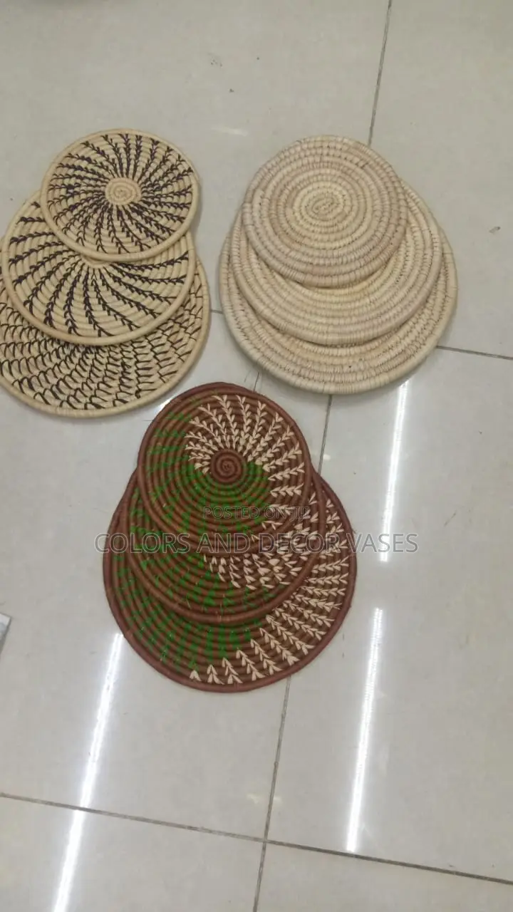 Set of 3 Mats for Wall Decor