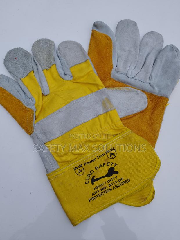 Cow Split Leather Gloves - thumbnail 2