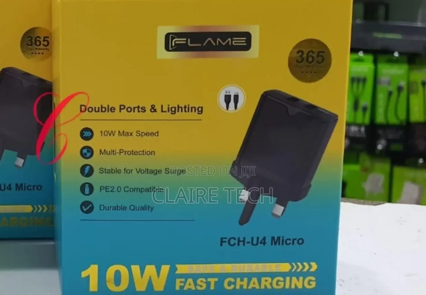 Flame FCH-U4 10W Dual Ports Fast Micro Chargers