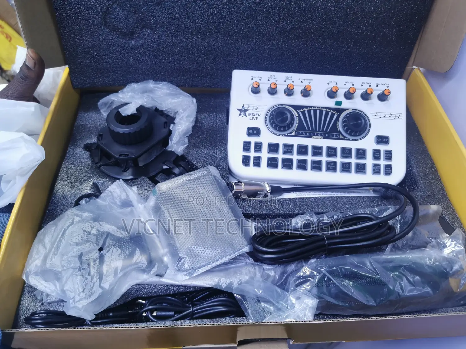 Professional 2 Microphone Live Recording Sound Card