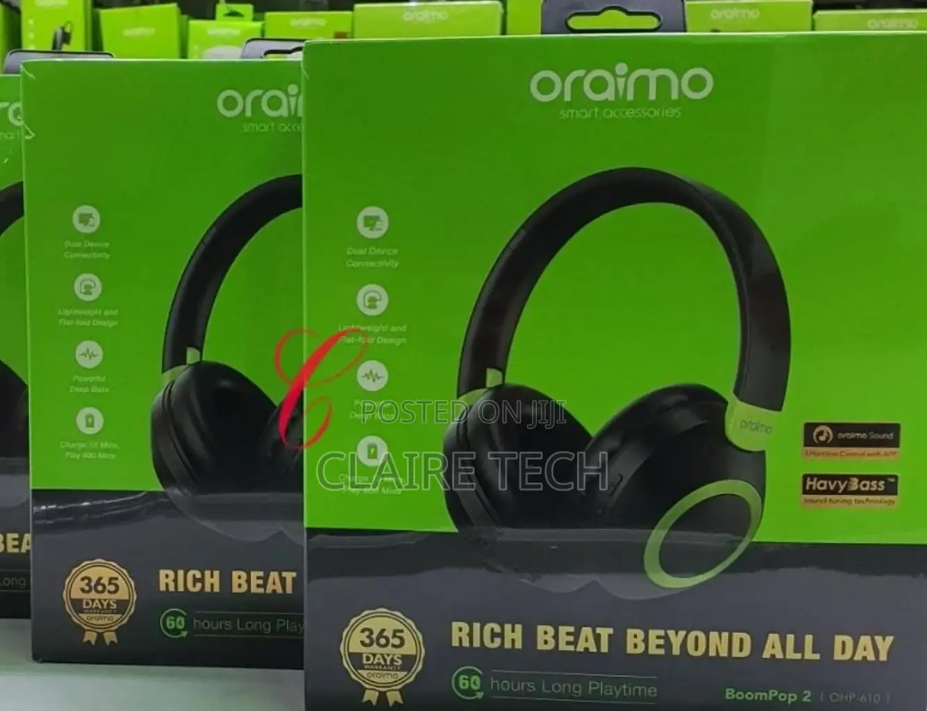 Oraimo Boompop 2 OHP-610 Wireless Headphones