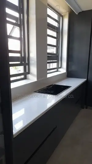 White Galaxy Quartz Kitchen Countertop