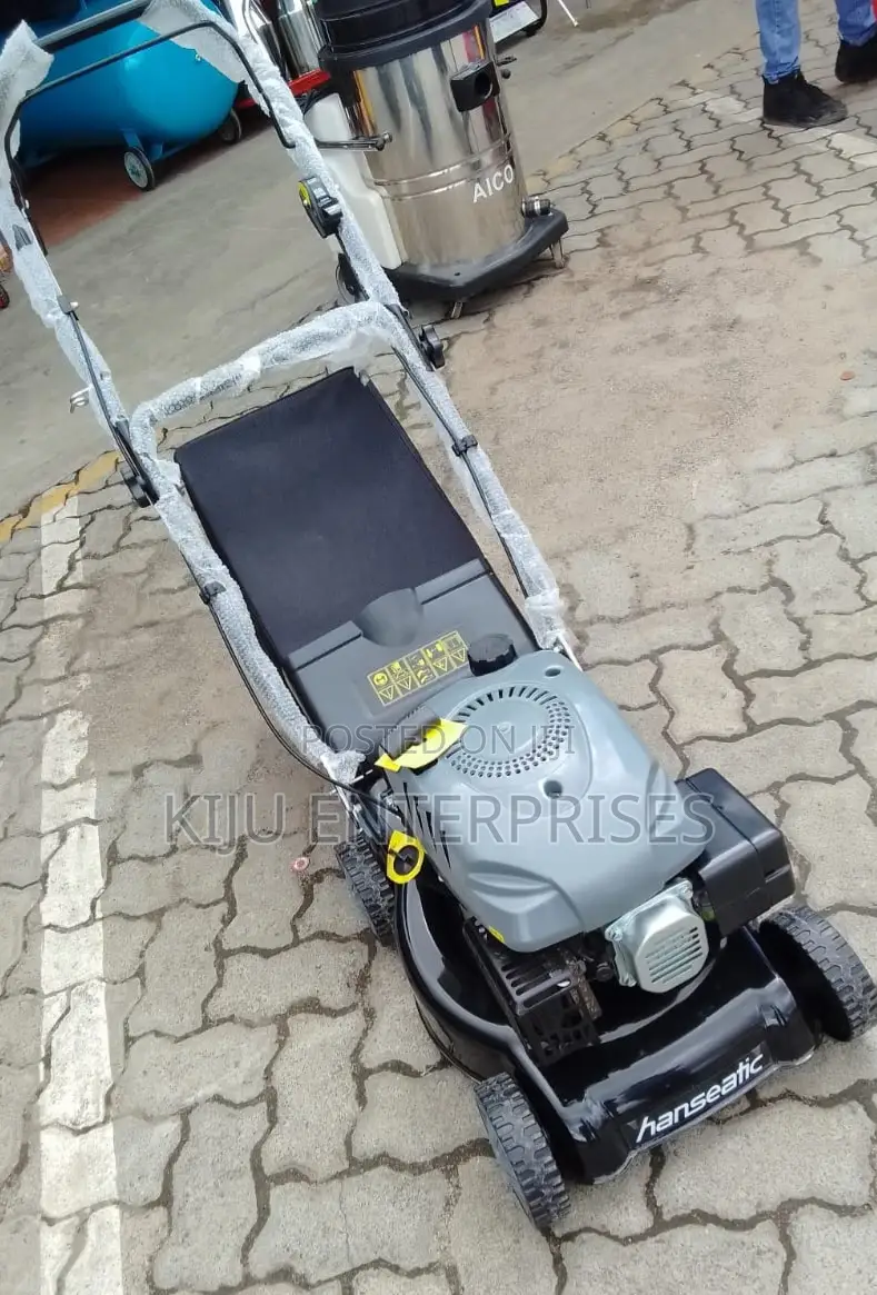 Grey Colour Hanseatic Brand Lawnmower