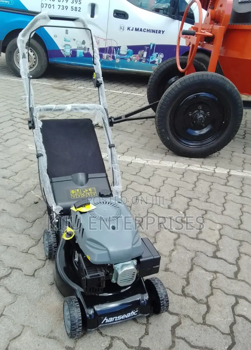 Grey Colour Hanseatic Brand Lawnmower