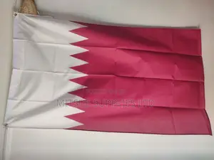 Country National Flag for Qatar Cotton 36x60 Inch