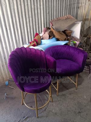 Manicure Seats, Purple 2 Pieces. - thumbnail 2