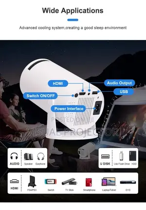 Hy300 - Basic Projector 130 Inch Screen (Not Android)