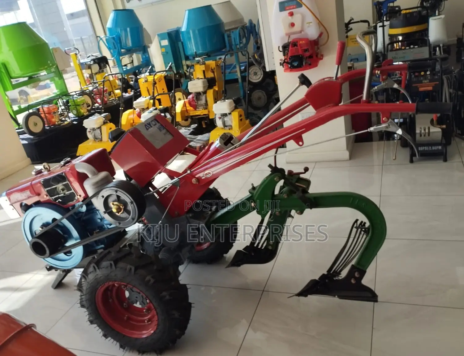 Walking Tractor Available 16hp Diesel Powered Machines