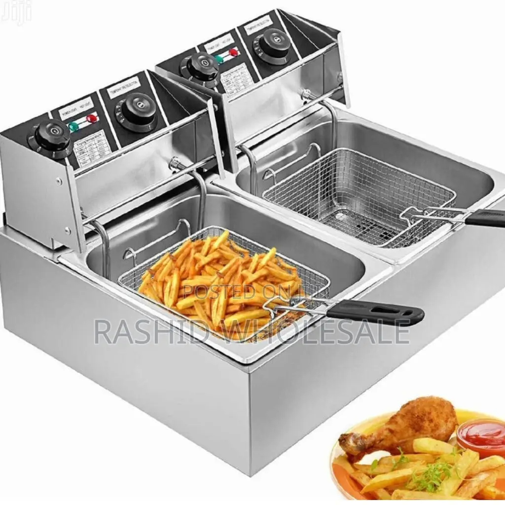 ✓Double Chips Fyer.  Ecco 12litres Chips Fryer