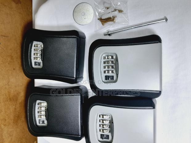 Full Metallic Airbnb Wall Mount Key Lock Box - main view