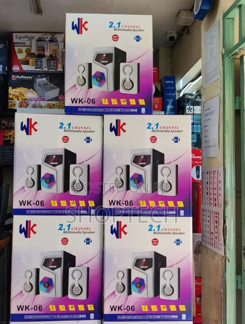 WK Wooferwk06 2.1ch Multimedia Speaker