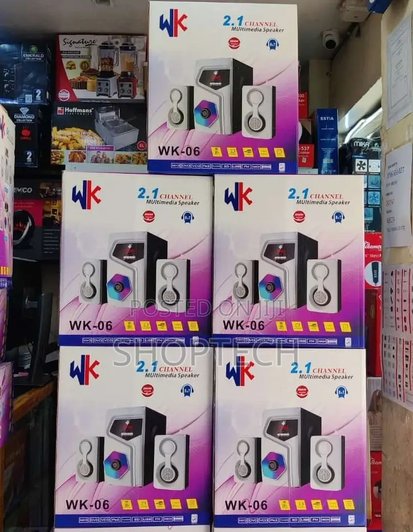 WK Wooferwk06 2.1ch Multimedia Speaker
