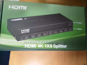 Lime-Green Hdmi Splitter 1x8