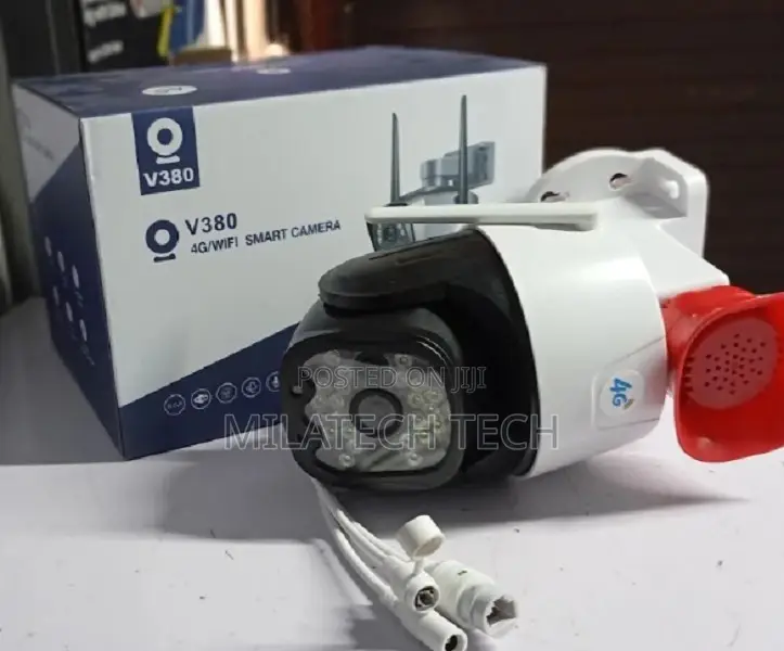 PTZ 4G Camera 4G#Ptz Camera With Siren New 4G V380.