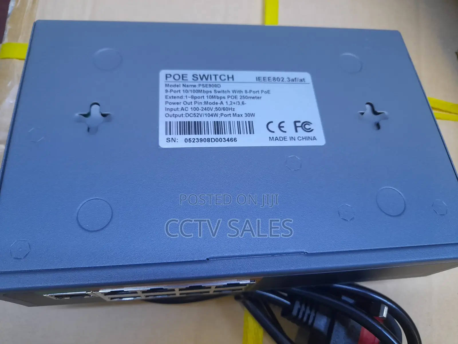 8 Port Poe Switch With SFP Port