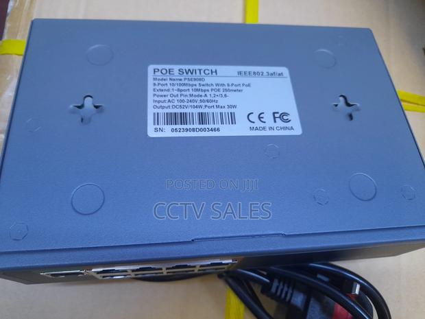 8 Port Poe Switch With SFP Port