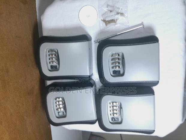 Full Metallic Airbnb Wall Mount Key Lock Box - main view