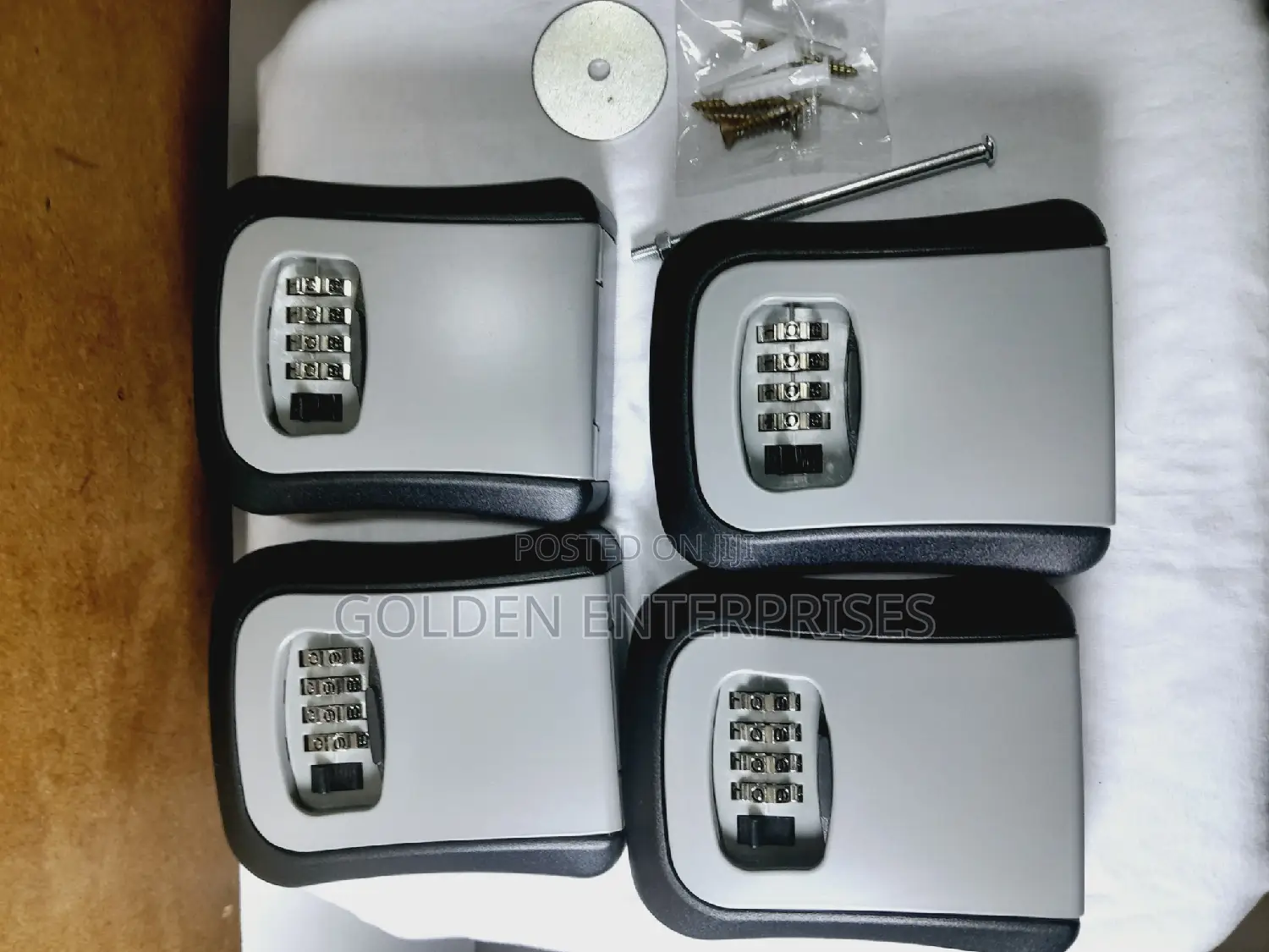Full Metallic Airbnb Wall Mount Key Lock Box