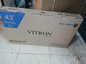 Vitron 43''smart Tv,Bluetooth- Android Tv,Netflix//Youtube+