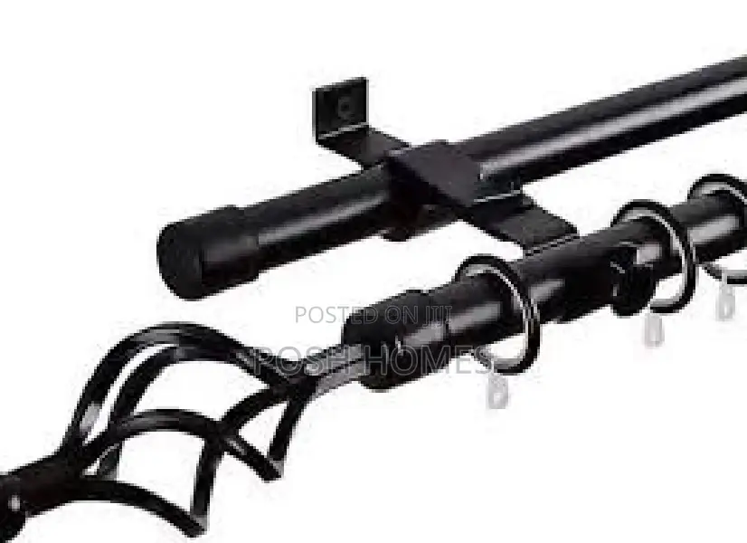 Extendable 3M Double Curtain Rods