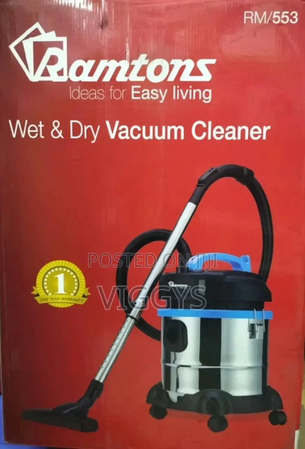 Ramtoms Wet and Dry Vacuum Cleaner