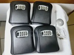 Black Full Metallic Airbnb Wall Mount Key Lock Box