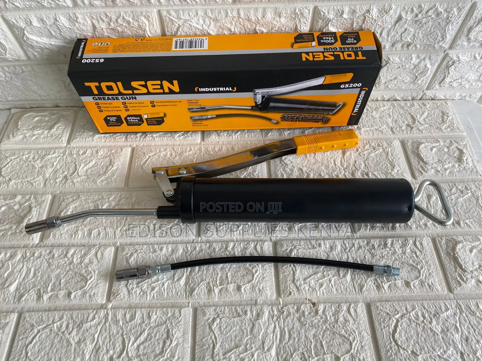 Grease Gun 400cc Tolsen Steel Body 8500PSI Professional