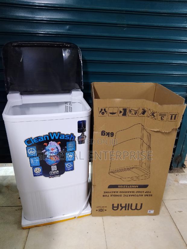 Washing Machine, Mika 6kg Semi Automatic Single Tub