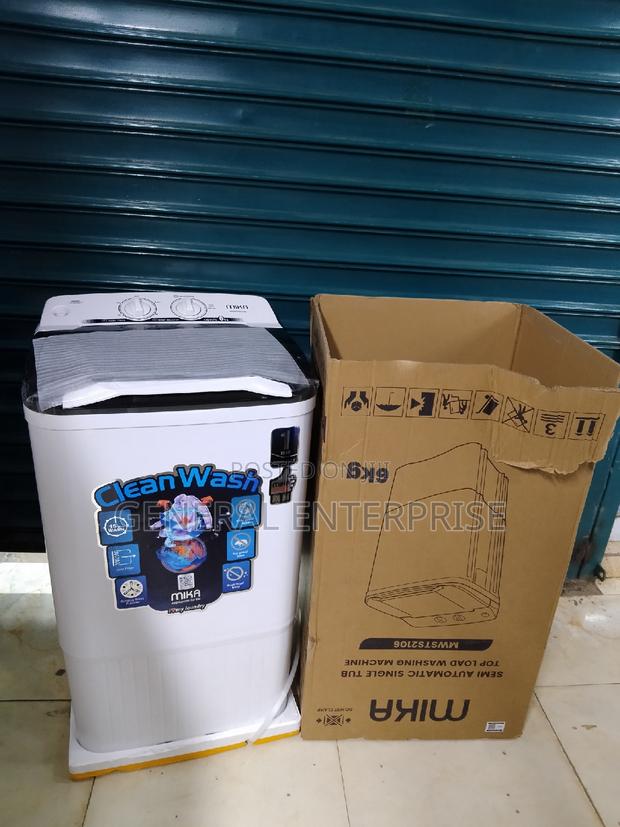 Washing Machine, Mika 6kg Semi Automatic Single Tub