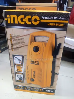 Ingco Hpwr14008 High Pressure Washer 130bar 1400w 1900psi