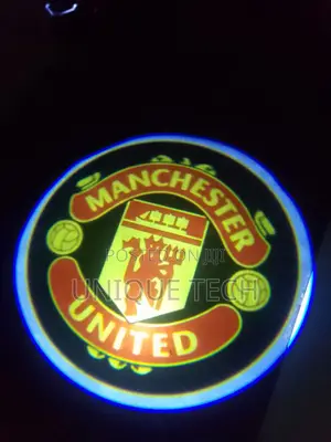 Manchester United Car Door Courtesy Logo Light - Door Light