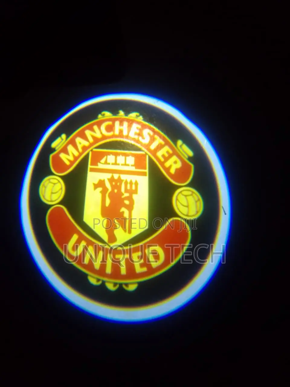 Manchester United 2X Wireless LED Car Door Lights Logo