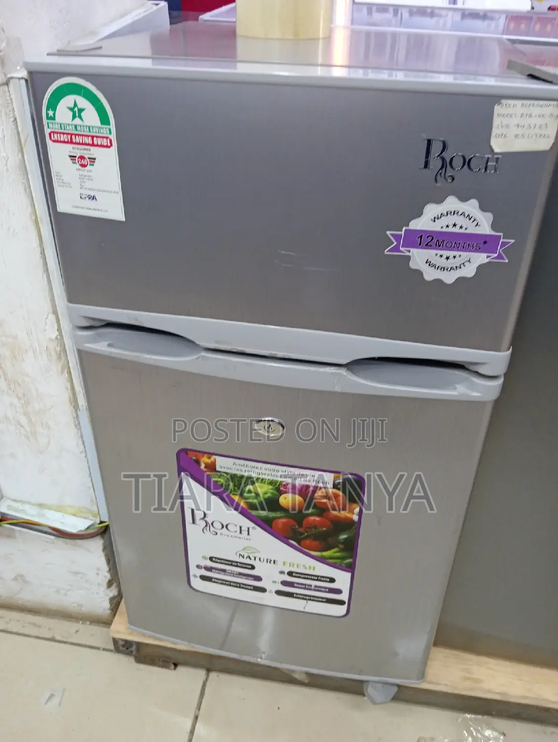 Roch RFR 110db 85l Double Door Fridge