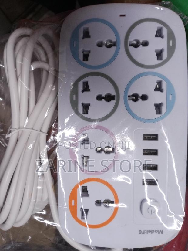 Power Extension, 4 USB Cable Ways, 2500w