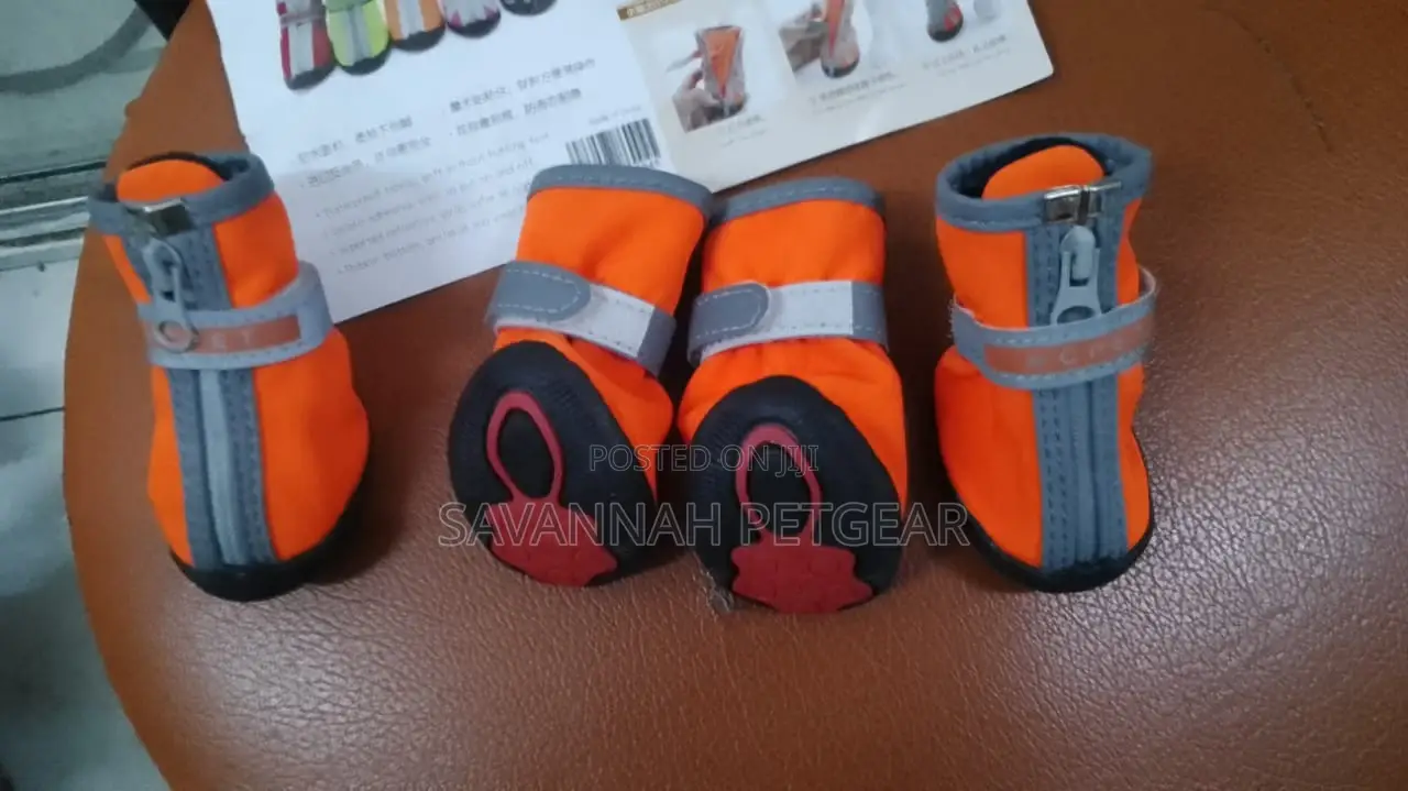 Waterproof Anti-Slip Reflective Pet Rain Boots Dog Shoes #4