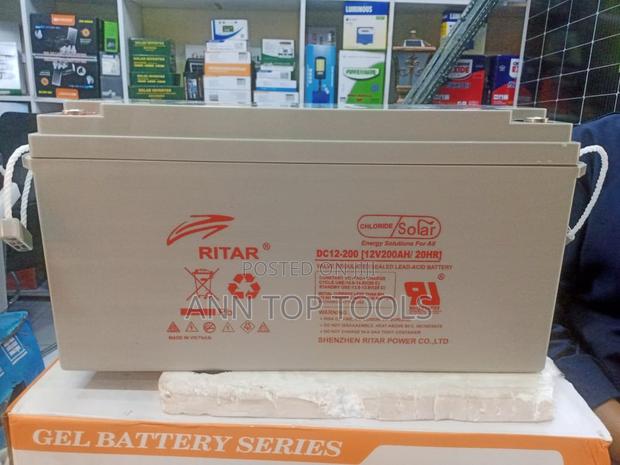 Ritar Chloride 200 Ah Battery - main view